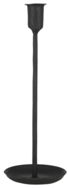 Kandelaar Zwart | Large 28,5 cm | voor Dinerkaars Ø:2,2 | Handmade | IB Laursen