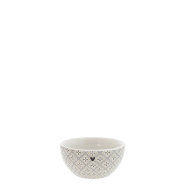 Bowl Mini | Mosaic | Ø:6 x 3 cm | Titane/Zwart | Bastion Collections