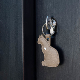 Sleutelhanger CAT | Taupe | Bastion Collections