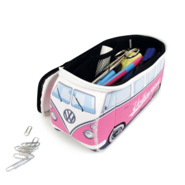 VW Bus | Lunchtas - Toilettas | Small | Roze