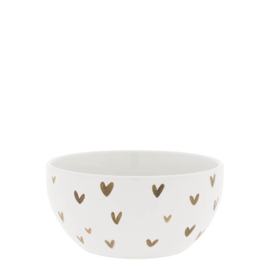 Bowl Medium | Little Hearts  | Ø:14,5 cm | Brown | Bastion Collections