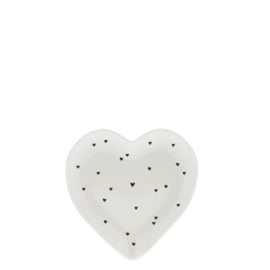 Spoon Holder Hearts | Wit/Zwart | Bastion Collections