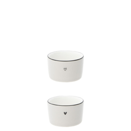 Candleholder | Hartje ♥ Zwart | Titane/Zwart | Bastion Collections