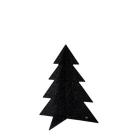 Christmas Tree Black Glitter | Small | Bastion Collections