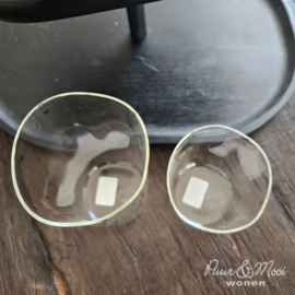 Drinkglas M Hearts all Over | Natural Shape | 300 ml | Bastion Collections