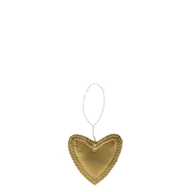 Hanger Heart Brass Antique | Bastion Collections