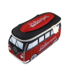 VW Bus | Lunchtas - Toilettas | Small | Rood/Zwart