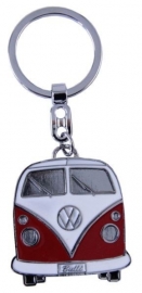 VW T1 Bus | Sleutelhanger Metaal | Rood