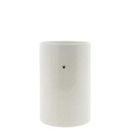 Keukengerei Pot | White Reliëf | Ø:11x16,5 cm | Bastion Collections