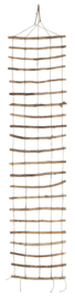 Trellis of twigs and strings | 220 x 50 cm | IB Laursen