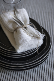 Diner Bord | Antique Black Dunes | Ø:28 cm | IB Laursen