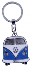 VW T1 Bus | Sleutelhanger Metaal | Blauw