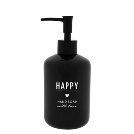 Soap Dispenser | Zwart | Happy Soap | Bastion Collections