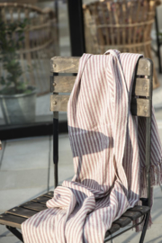 Plaid | Cream / Malva | Wide Stripes | IB Laursen