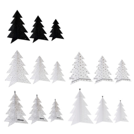 Christmas Tree Black Glitter | Large | Bastion Collections