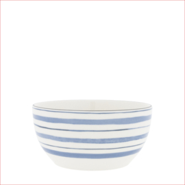 Bowl Medium | Watercolour Stripes | Ø:15 cm | Iris Blue | Bastion Collections