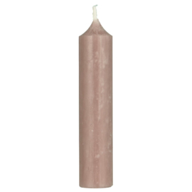 Rustieke Korte Dinerkaarsjes | Old Rose Rustic | Set 7 | IB Laursen