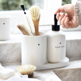 Soap Dish Holder Heart | Wit | Bastion Collections