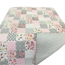 Quilt Patchwork Roze | 130x180 cm | Krasilnikoff