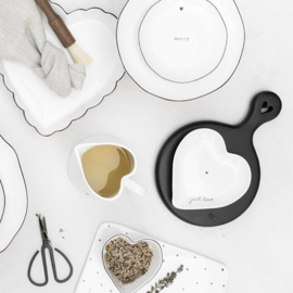 Spoon Holder Just Love | Wit/Zwart | Bastion Collections