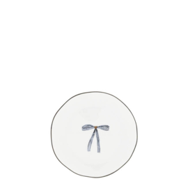 Side Plate Bow | 13 cm | Iris Blue | Bastion Collections