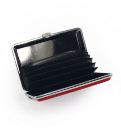 VW T1 Bus Business Card Case in Giftbox | Rood/Zwart