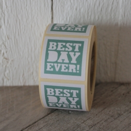 "Best day ever" Stickers Mint Set 10