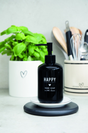 Soap Dispenser | Zwart | Happy Soap | Bastion Collections