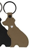 Sleutelhanger DOG | Taupe | Bastion Collections