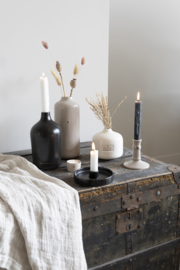 Candleholder Round Matt Black | Ø: 12 cm | Bastion Collections