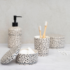 Soap Dispenser | Confetti  | Titane/Zwart | Bastion Collections