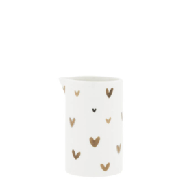 Melk Kannetje Brown Hearts | 150 ml | Bastion Collections