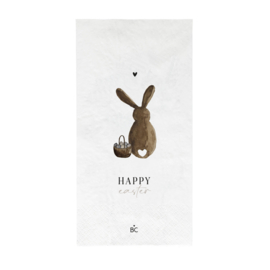 Servetten Happy Easter | X Large 16 pcs 10 x 20 cm | Bastion Collections