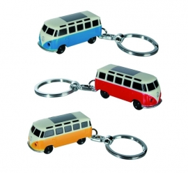 VW T1 Bus | Sleutelhanger met LED Licht | Blauw