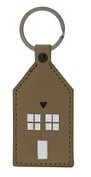 Sleutelhanger Huis | Taupe | Bastion Collections