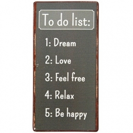 Magneet "To do List"