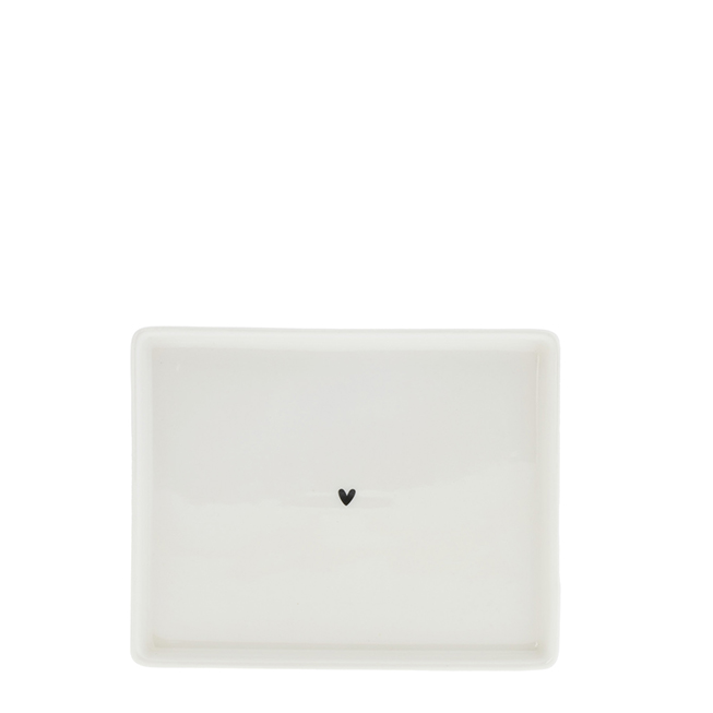 Botervloot Heart | Wit/Zwart | Bastion Collections