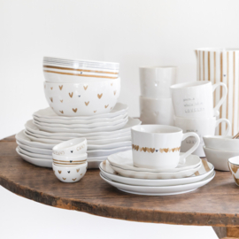 Bowl Medium | Little Hearts  | Ø:14,5 cm | Brown | Bastion Collections