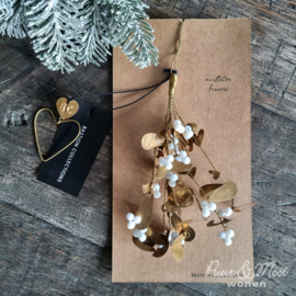 Mistletoe Hanger Small | Brass Antique | Bastion Collections