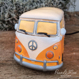 VW Retro Busje Tafellamp Oranje