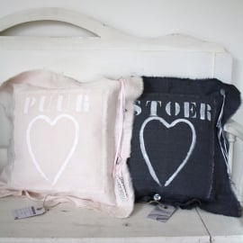 Stapelgoed XS Kussen | Roze "PUUR" | 50 x 50