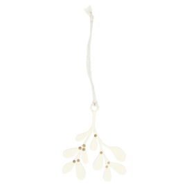 Mistletoe Hanger | 6 cm |  Wit/Goud | IB Laursen
