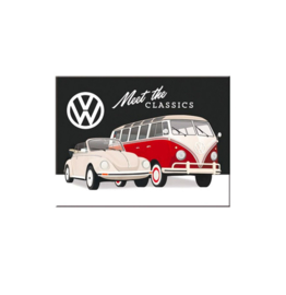 VW Magneet | 6x8 cm | Meet the Classics