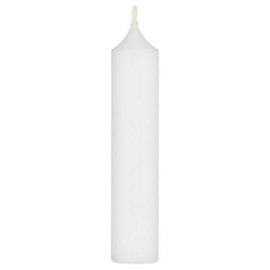 Rustieke Korte Dinerkaarsjes | White Rustic | Set 7 | IB Laursen