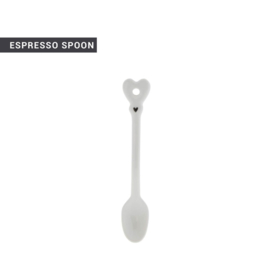 Lepel Espresso | 10 cm | Wit | Bastion Collections