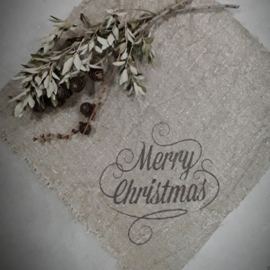 Kerst Shabby Doek | Merry Christmas | 45 x 45