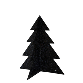 Christmas Tree Black Glitter | Large | Bastion Collections