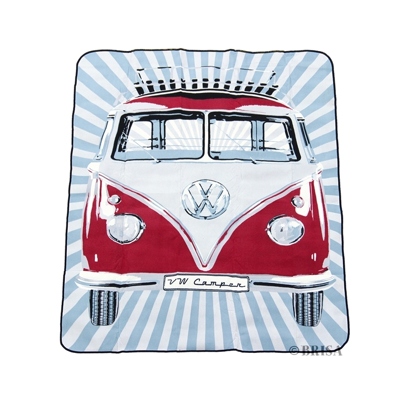 Picknick Kleed | VW T1 Camper | Rood (Waterdicht)