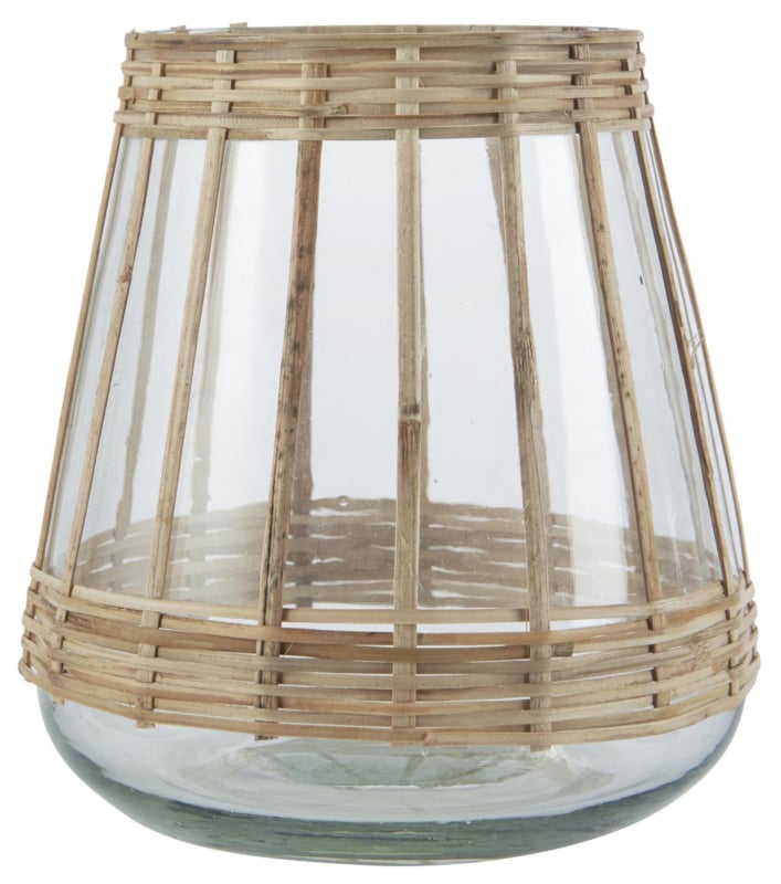 Windlicht Conical Bamboe | Large | IB Laursen