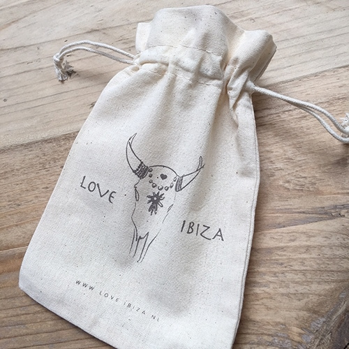Cadeauzakje | Opbergzakje | Love Ibiza